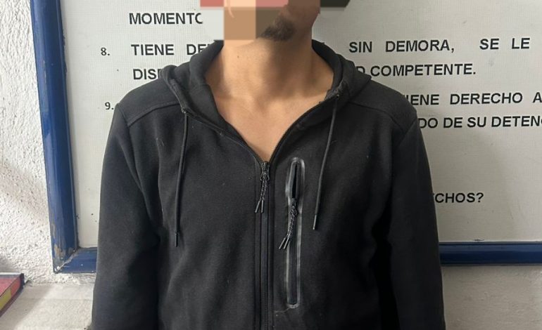 Capturan a Presunto Ladrón Tras Asalto a Mano Armada en Local de Ciudad Hidalgo