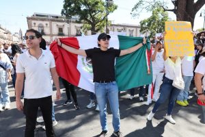 Sin incidentes, manifestación en el Centro Histórico de Morelia: Raúl Zepeda<br><br>