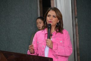 Fabiola Alanís: En Michoacán no se regatea la transformación; estamos con todo con la Presidenta y con el pueblo.