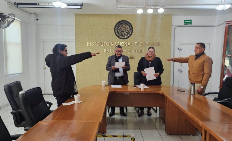 Refuerzan el INE en Ciudad Hidalgo con Nuevos Vocales.