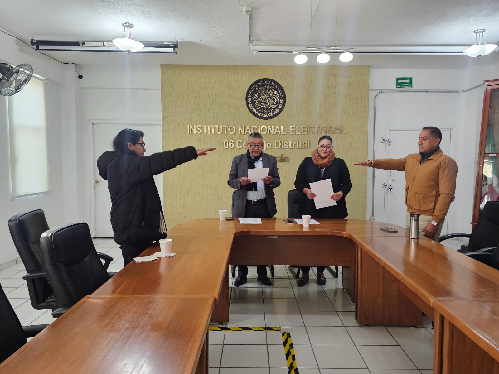 Refuerzan el INE en Ciudad Hidalgo con Nuevos Vocales.