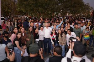 Bedolla inaugura macroglorieta de Villas del Pedregal, un espacio para la convivencia al poniente de Morelia.<br>