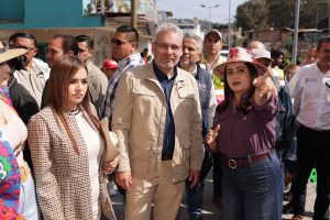 ¡En su primer acto público! Grecia Quiroz y Bedolla inauguran juntos Mercado Poniente en Uruapan