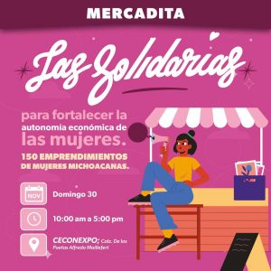 ¡Talento y arte en un solo lugar! Mañana llega a Morelia la mercadita más grande de Michoacán.