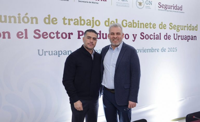 Disminución del 53% en homicidio doloso muestra efectividad del Plan Michoacán.