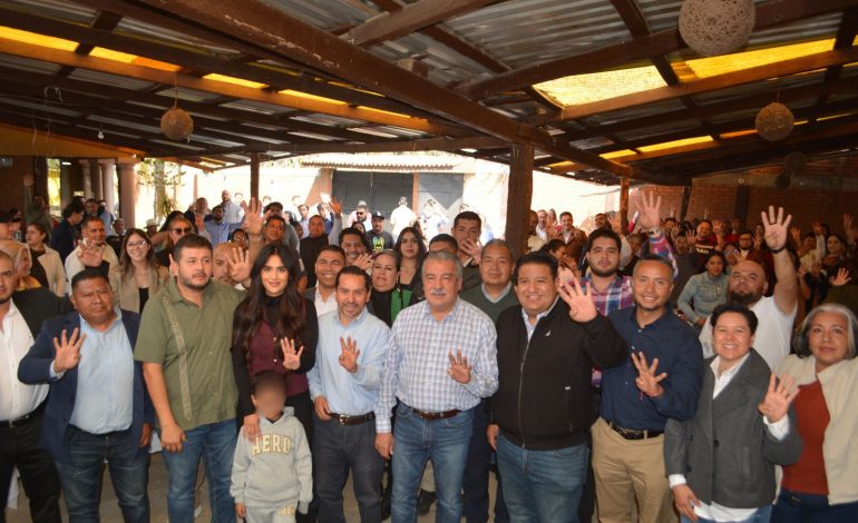 Convoca Morón a michoacanos a respaldar a Claudia Sheinbaum y festejar la transformación de México