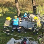 Dos personas resultaron lesionadas y quedaron prensadas tras impacto de camioneta contra una vaca en la autopista Siglo XXI.