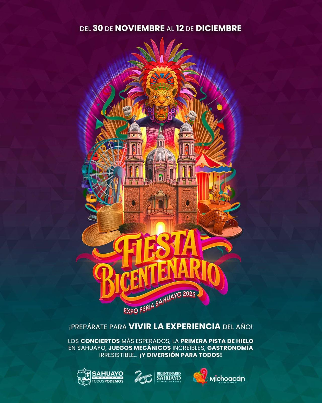 Sahuayo inicia sus Fiestas Bicentenario con la asistencia de más de 17 mil personas: Sectur