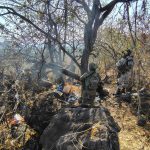 SSP desactiva 15 artefactos explosivos y destruye campamento clandestino en Apatzingán