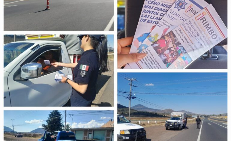 Guardia Civil Municipal de Irimbo refuerza recorridos de seguridad y vigilancia