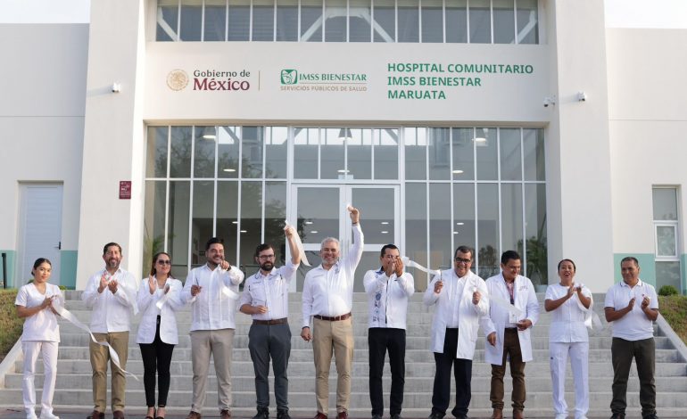 Michoacán fortalece atención médica con tecnología de punta y nuevos hospitales: Bedolla