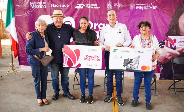 Semigrante consolida la tarjeta Orgullo Migrante con 1,500 familias beneficiadas