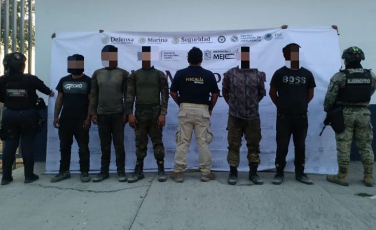 En Buenavista, detenidas 6 personas en posesión de 7 fusiles: SSP