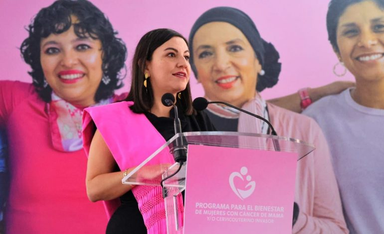 Con apoyo económico mensual, Michoacán abraza a mil 700 mujeres en su lucha contra el cáncer