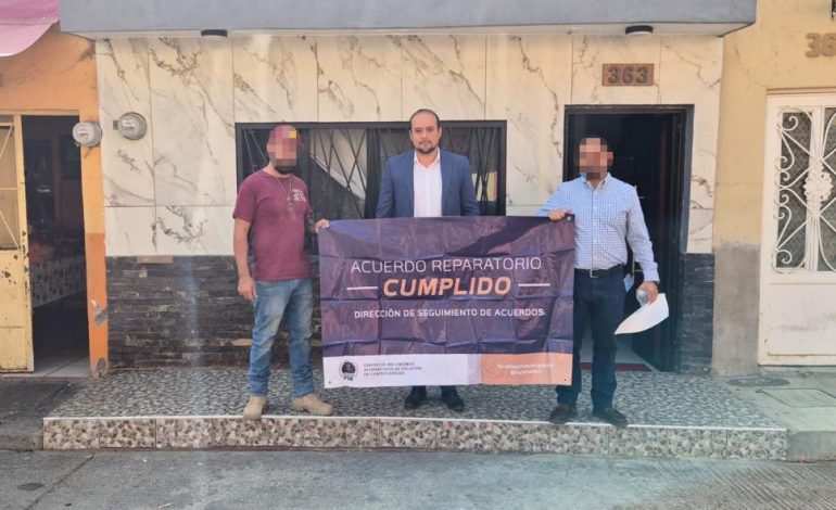 Restituye CMASC inmueble a víctima de despojo en Zamora