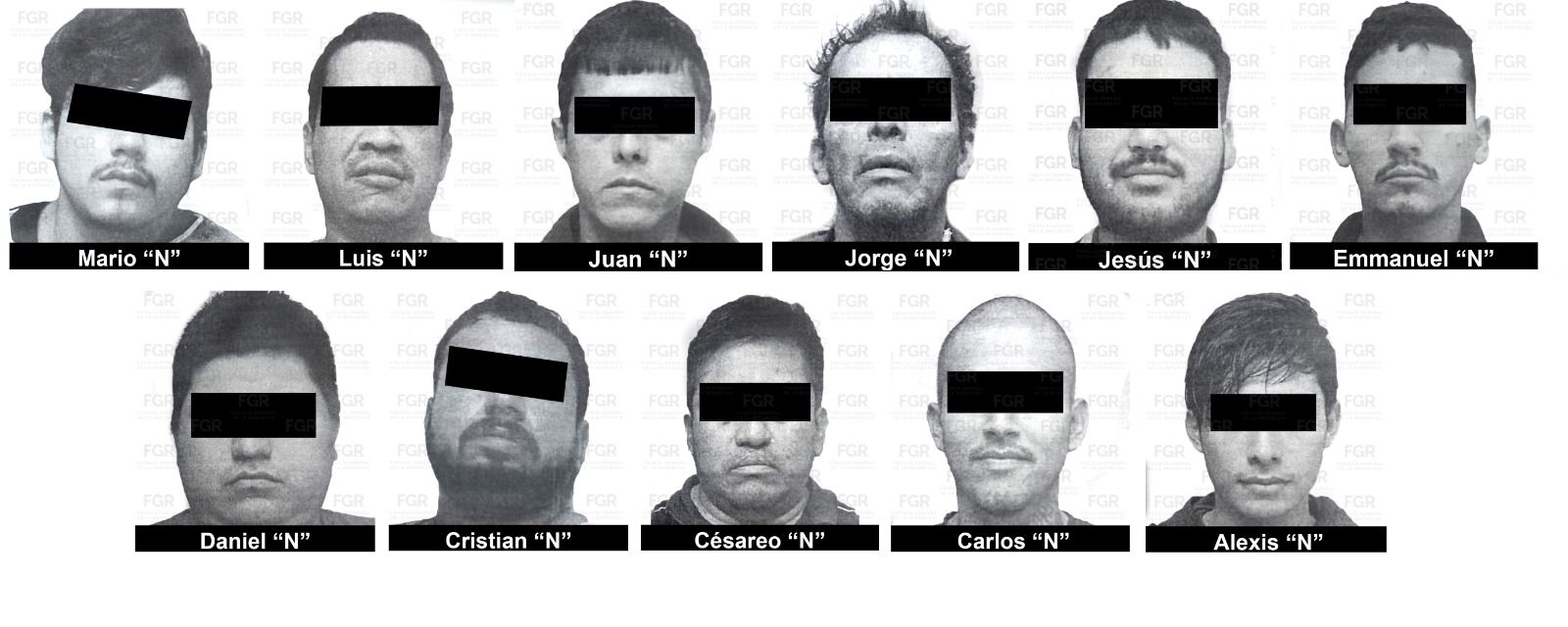 FGR OBTIENE SENTENCIA CONDENATORIA DE HASTA 13 AÑOS DE PRISIÓN EN CONTRA DE 11 PERSONAS