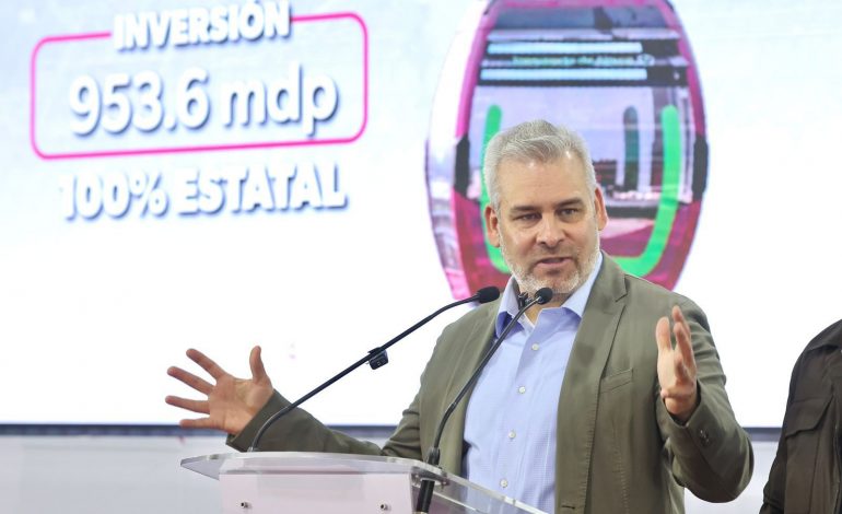 Se han destinado casi mil millones de pesos a obras de movilidad este 2025: Bedolla