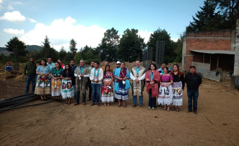 Secma inicia construcción de centro de residuos en Angahuan