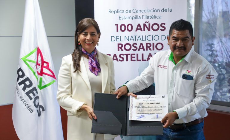 SEE y Servicio Postal Mexicano rinden homenaje a Rosario Castellanos