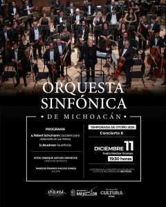 Osidem presenta repertorio de Schumann y Bruckner en su sexto concierto de temporada: Secum