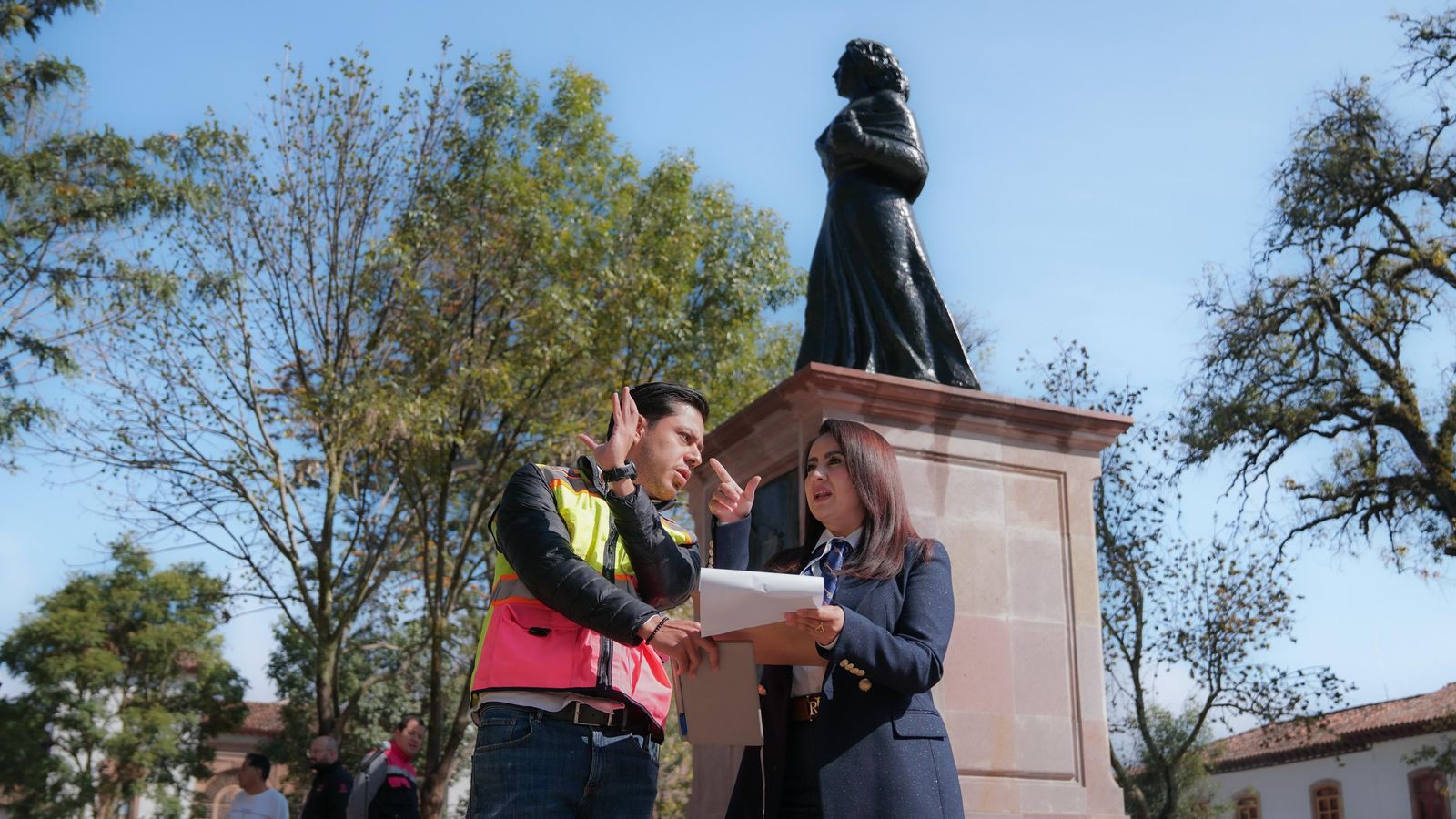 Todo listo para la inauguración de la Plaza Gertrudis Bocanegra: Gladyz Butanda