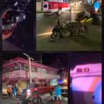 Dos motociclistas resultan lesionados en distintos accidentes registrados en Zitácuaro.
