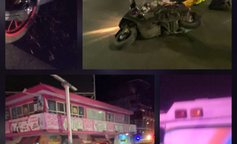 Dos motociclistas resultan lesionados en distintos accidentes registrados en Zitácuaro.