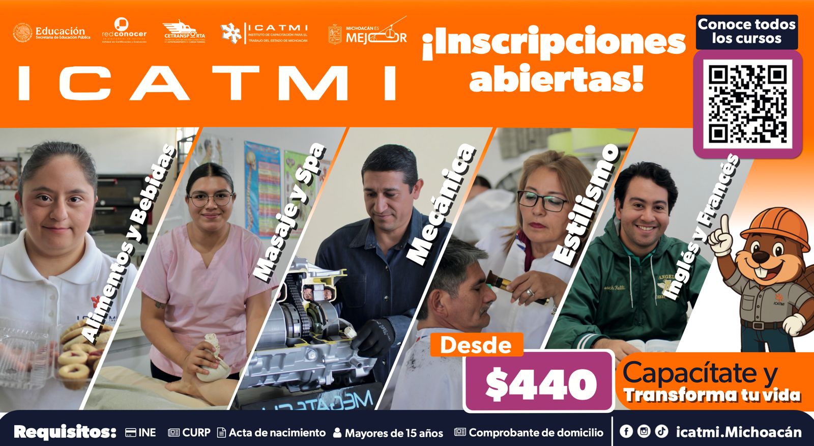 Icatmi ofrece más de 850 cursos en todo Michoacán