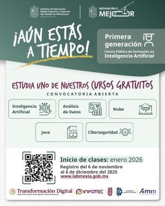 Últimos días para registrarse a los cursos de formación en Inteligencia Artificial