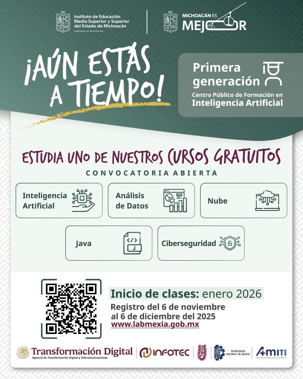 Últimos días para registrarse a los cursos de formación en Inteligencia Artificial