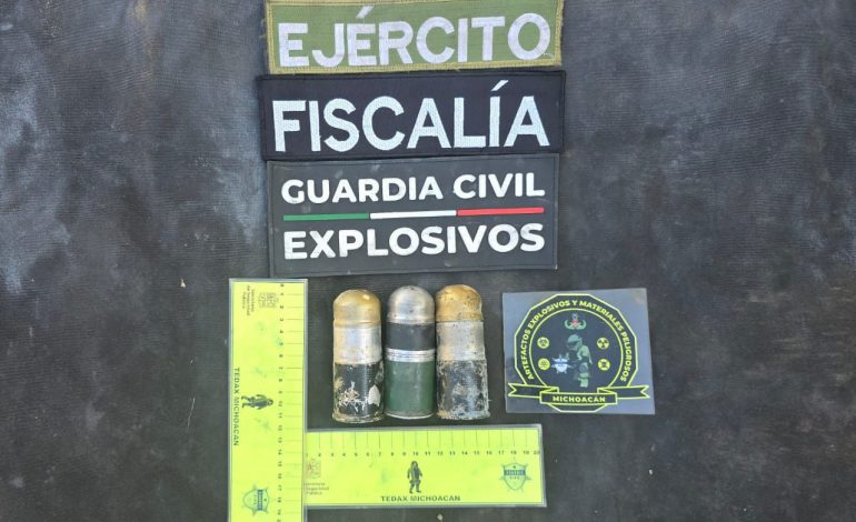 Desactivados 3 artefactos explosivos en Coahuayana: SSP