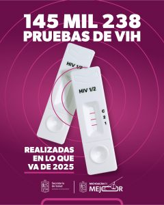 SSM realiza más de 145 mil pruebas de VIH en Michoacán durante 2025