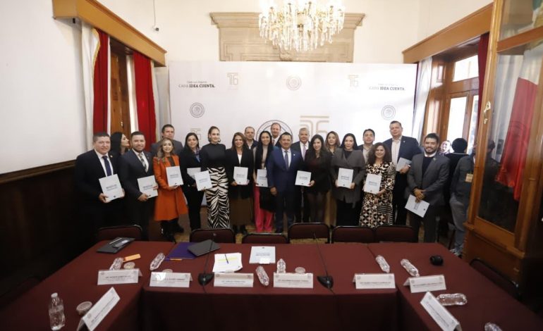 Recibe Congreso del Estado de la FGE el Plan de Persecución del Delito 2025-2034