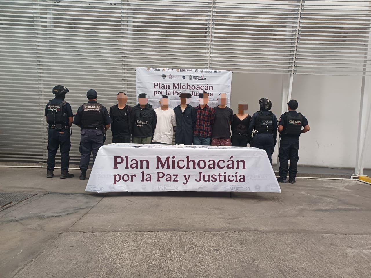Operativo interinstitucional de seguridad en 11 municipios deja 16 detenidos: SSP