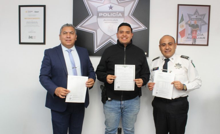 Policía Auxiliar ofrece oportunidades para que su personal concluya estudios universitarios