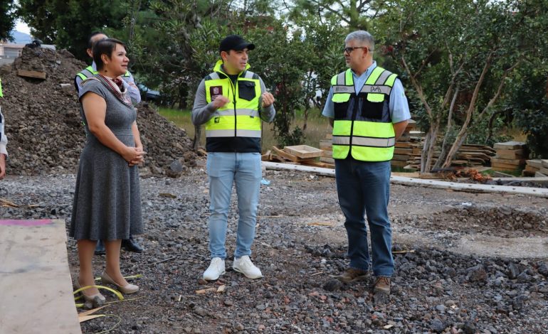 Avanza construcción de nuevos espacios para la formación policial en Michoacán