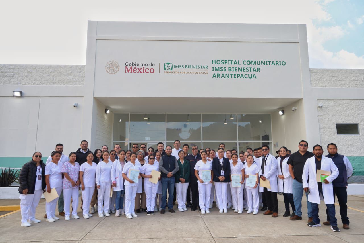 Inicia capacitación de personal para puesta en marcha del Hospital Comunitario de Arantepacua: SSM