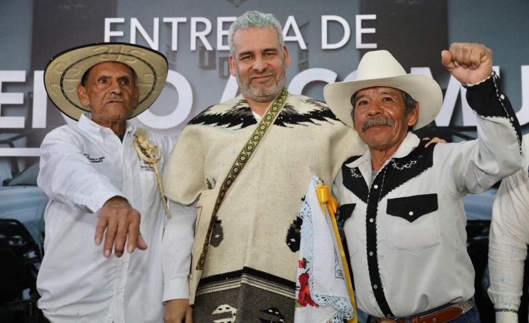 Más de 163 mil habitantes de 48 pueblos originarios ya ejercen el autogobierno: Bedolla