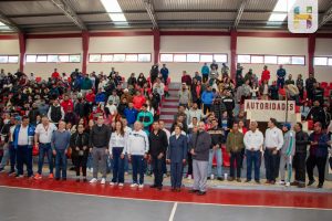 Autoridades Municipales, asistieron a la inauguración del Taller de Juegos, dirigido a Profesores de Educación Física.