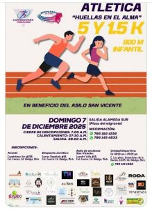 Convocan a participar en la carrera atlética “Huellas en el Alma”.<br>
