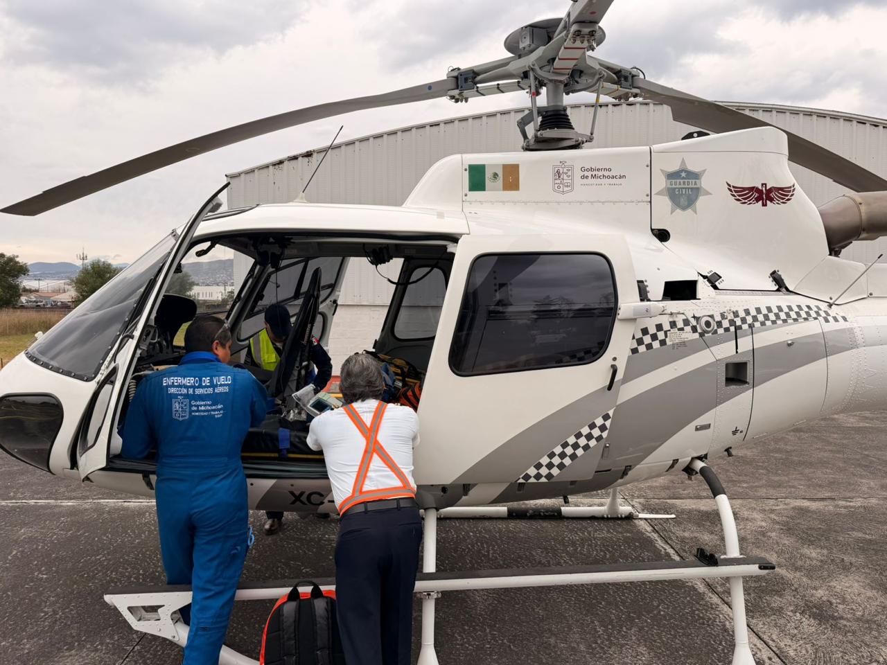 Por aire y tierra, el apoyo a heridos en Coahuayana; federación y estado despliegan operativo conjunto: Raúl Zepeda