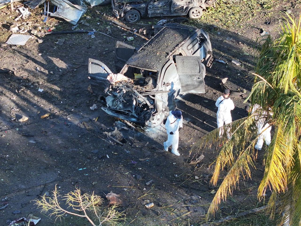 Por delincuencia organizada FGR inicia carpeta de investigación tras explosión en Coahuayana.