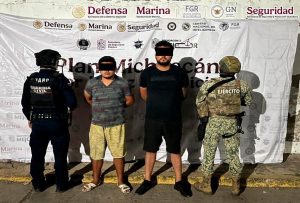 EN MICHOACÁN, DETIENEN A 28 PERSONAS.