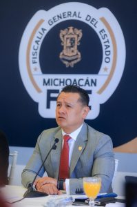 Con determinación y pasos sólidos, la Fiscalía de Michoacán avanza en la recuperación de la confianza y el combate a la impunidad: Torres Piña.<br>