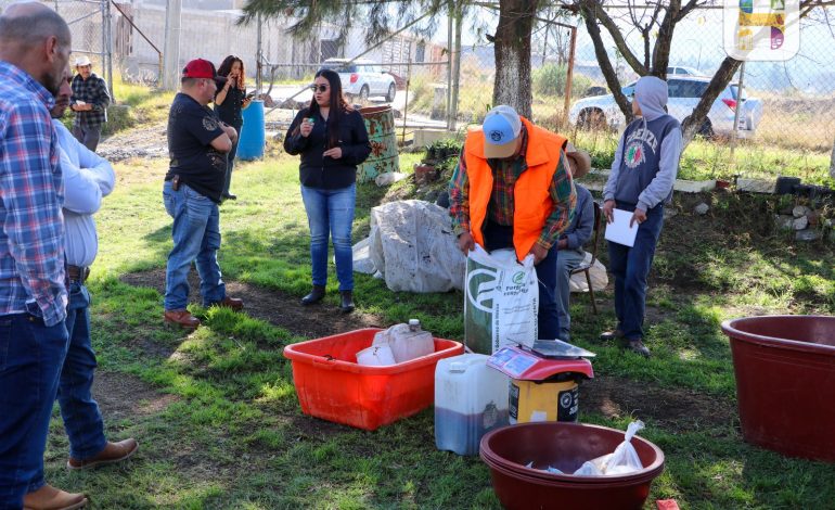 El Ayuntamiento de Hidalgo y la SADER imparte Curso de Capacitación para la Elaboración de Bloques Nutricionales para Ganado
