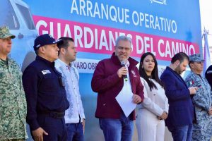Bedolla pone en marcha operativo «Guardianes del Camino» para blindar zona del Aeropuerto de Morelia.