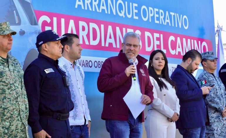 Bedolla pone en marcha operativo «Guardianes del Camino» para blindar zona del Aeropuerto de Morelia.