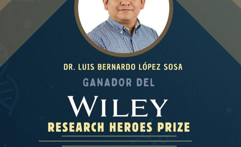 Investigador michoacano, primer mexicano en ganar el Wiley Research Heroes Prize