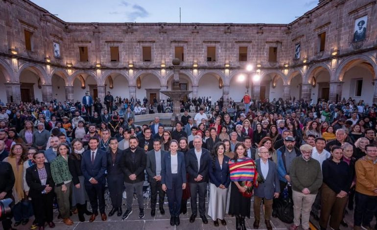 Inversión histórica de 103 mdp en Michoacán para impulso a la cultura: Bedolla