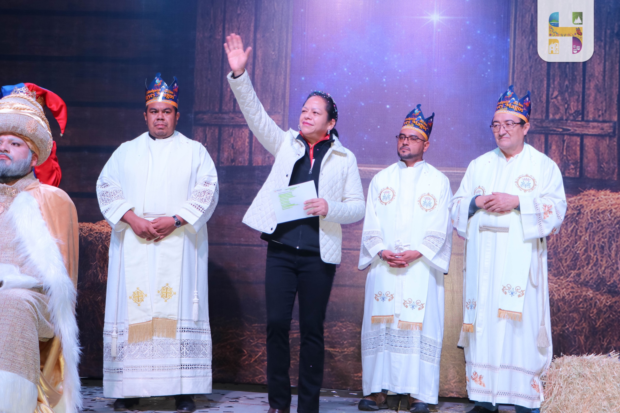 ​Jeovana Alcántar, entregó las llaves de la Ciudad a los Reyes Magos “Melchor, Gaspar y Baltazar”.